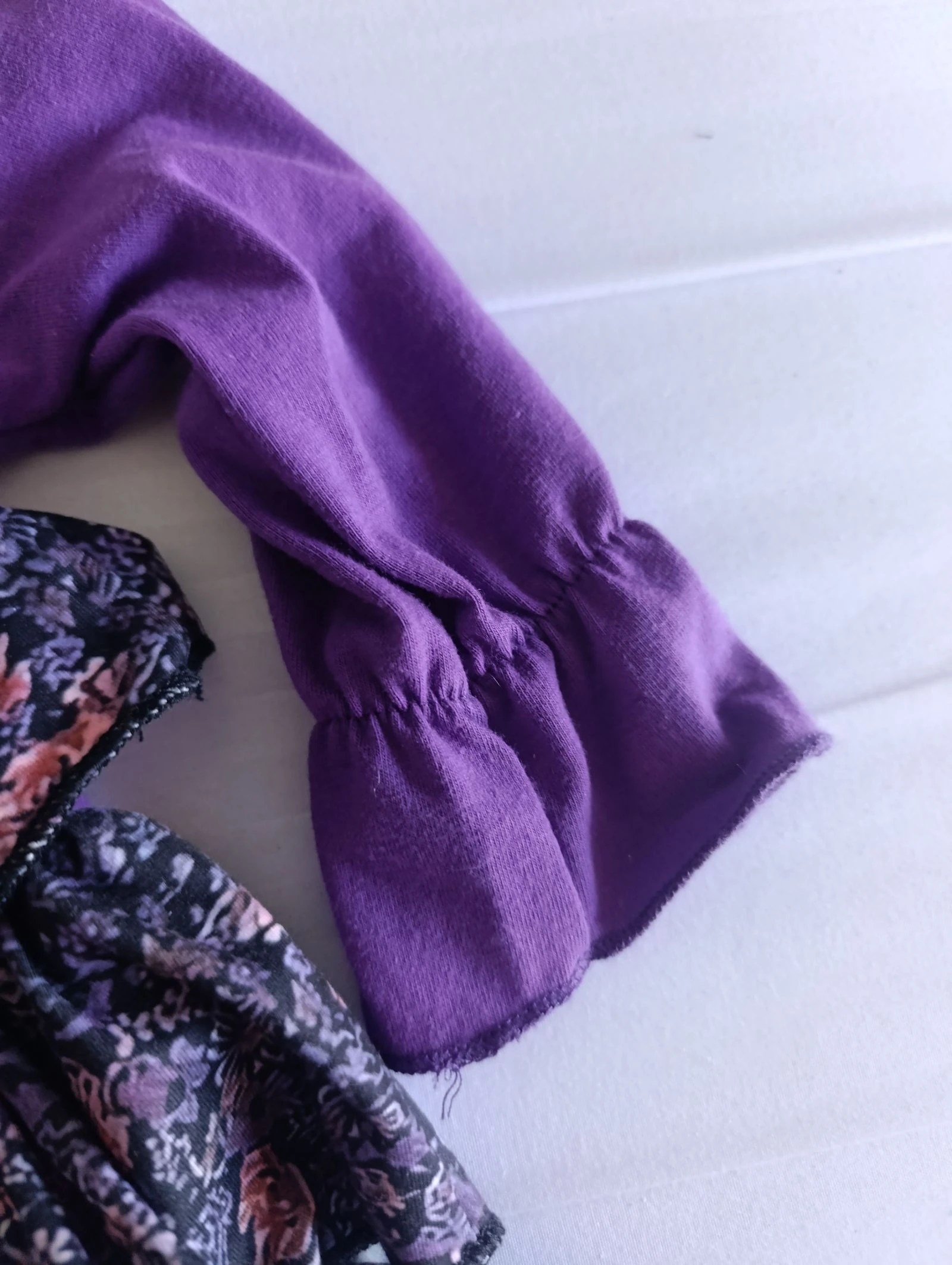 Beautiful purple ruffled dress for girls – photo 4